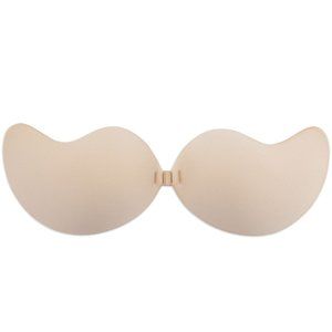Strapless Adhesive Bra Butterfly Wing Cups Nude